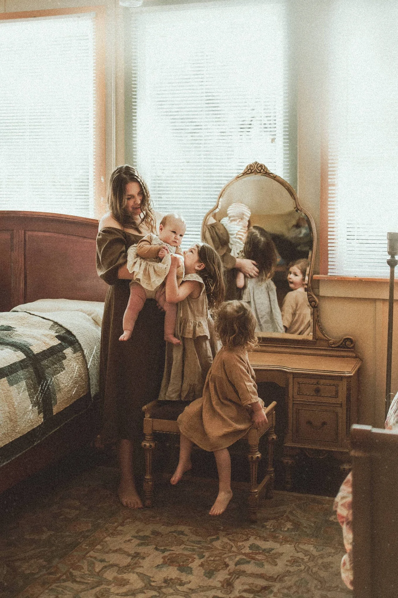 Timeless love between a mother and her daughters